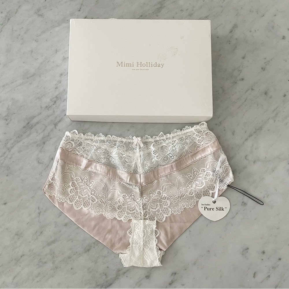 Mimi Holliday Damaris Knickers Silk Lace NOS NWT